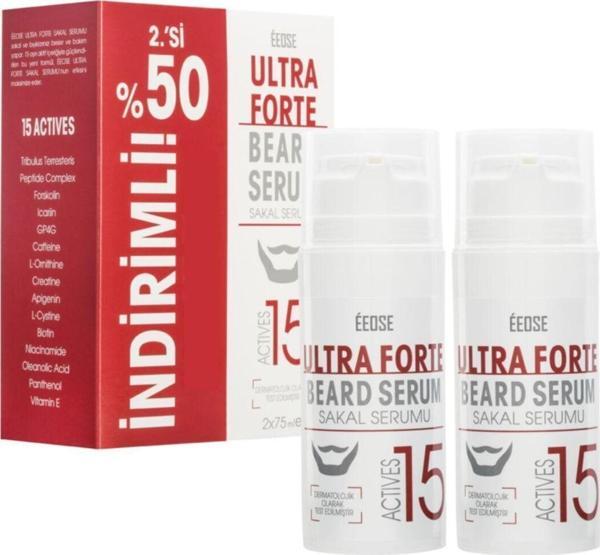Ultra Forte Sakal Serumu Ikili Fırsat Paketi (2ncisi %50 ) (2x75 ml) - Image 1
