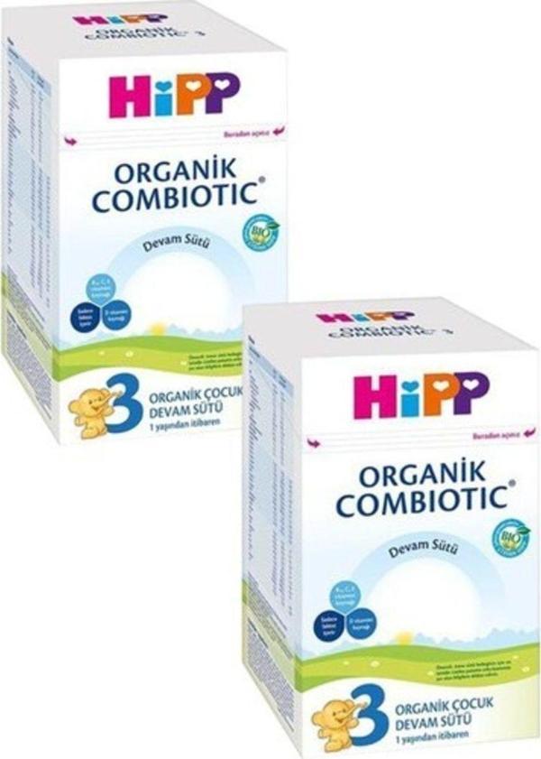 3 Organik Combiotic Devam Sütü 800 Gr X 2 Adet - Image 1