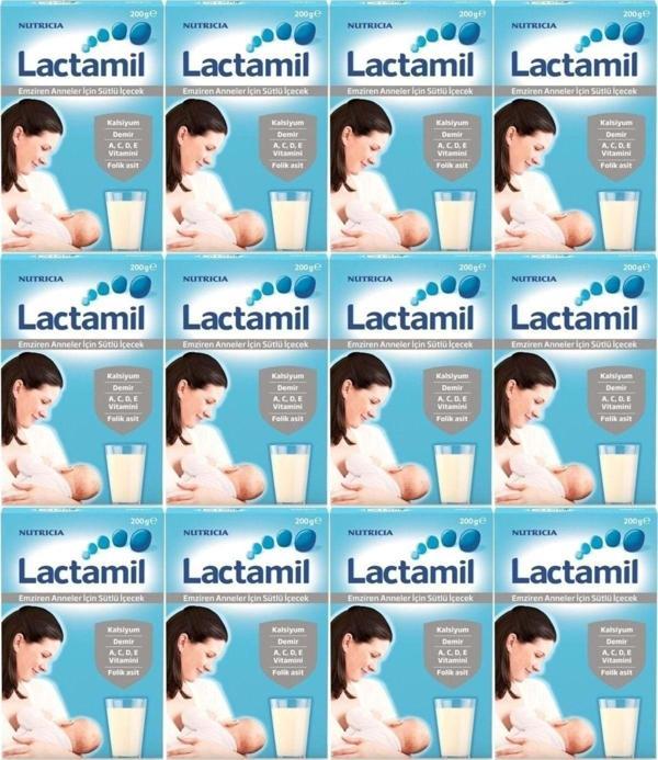 Nutrıcıa Lactamil 200GR (Emziren Anneler İçin Sütlü İçeçek) (12 Li Set) - Image 1
