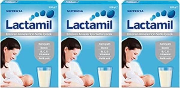 Lactamil Emziren Anneler Için Sütlü Içecek 200 Gr 3 Adet - Image 1