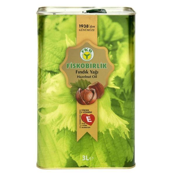 Fiskobirlik Fındık Yağı 3 Lt Teneke - Image 1