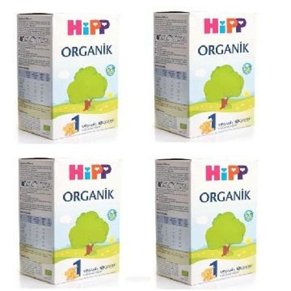 Hipp 1 Organik Bebek Sütü 600 gr 4 Adet - Image 1