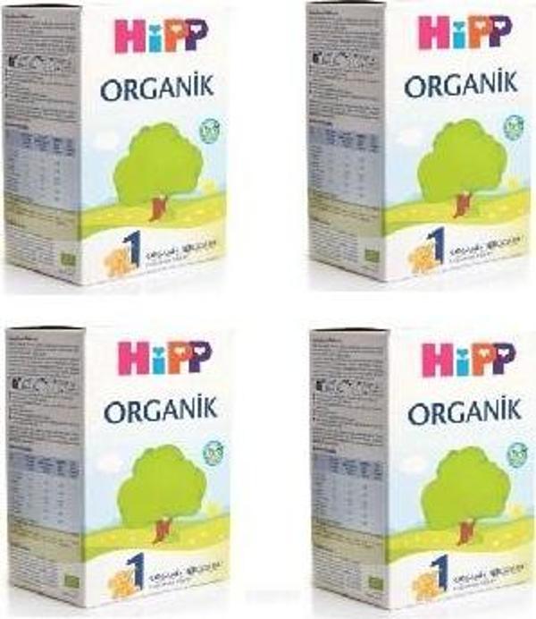 Hipp 1 Organik Bebek Sütü 600 gr 4 Adet - Image 1