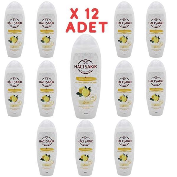Hacı Şakir Yağlı Saçlar İçin Limon Özlü Şampuan 12 x 500 ML - Image 1