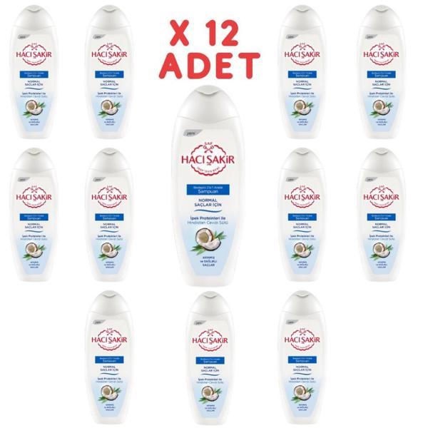 Hacı Şakir Hindistan Cevizi Sütü Şampuan 12 x 500 ML - Image 1