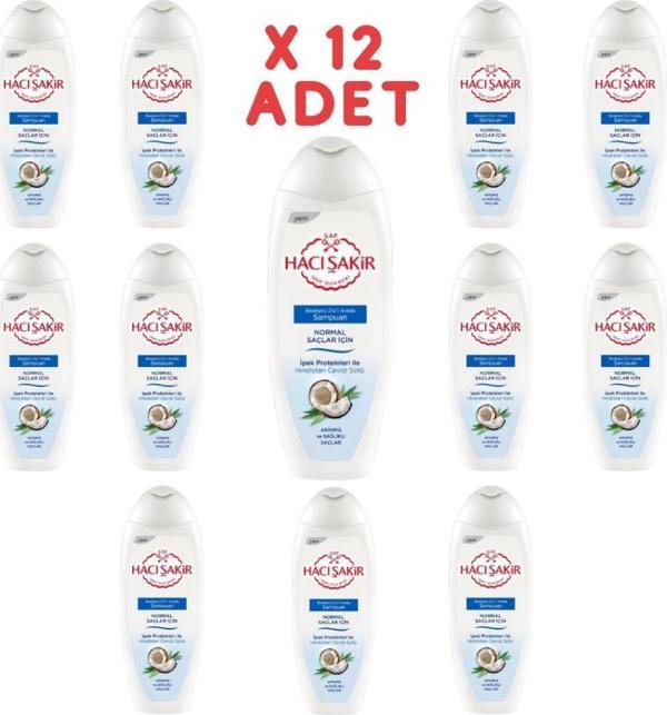 Hacı Şakir Hindistan Cevizi Sütü Şampuan 12 x 500 ML - Image 1