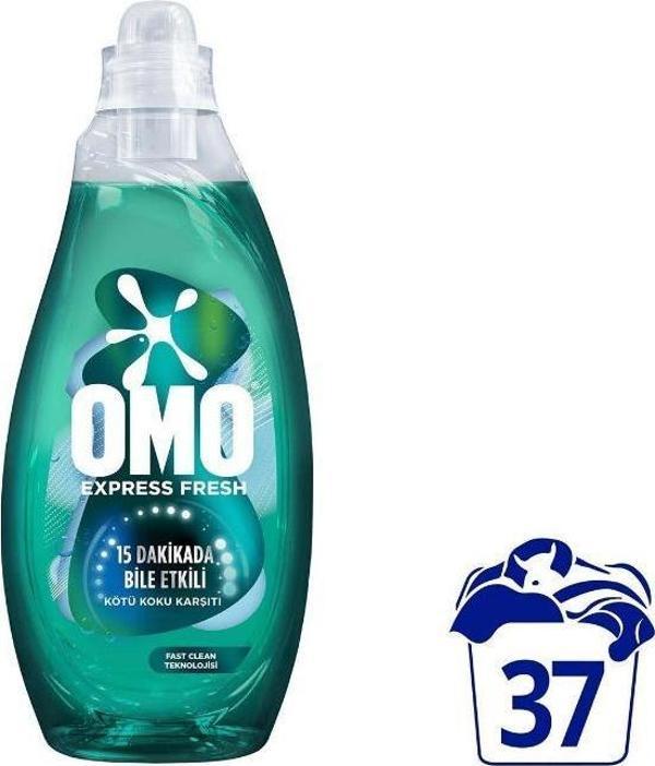 Omo Express Fresh Kötü Koku Karşıtı Beyaz Ve Renkliler Sıvı Çamaşır Deterjanı 1480 ml - Image 1