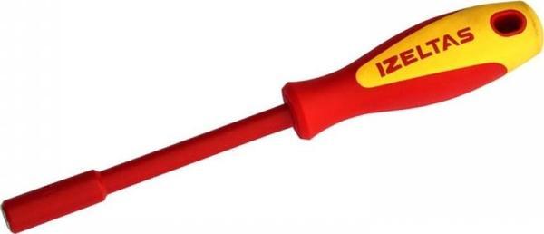 İzeltaş 4773190080 Süngüsü İzoleli Lokma Tornavida 1000V 8mm - Image 1
