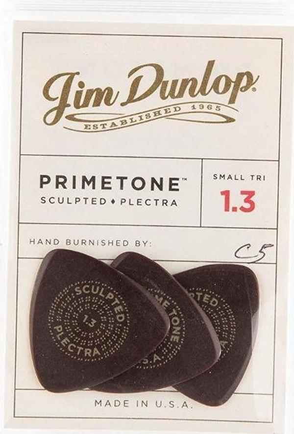 Jim Dunlop Primetone Small Triangle Smooth 3lü Pena Seti (1.30mm) - Image 1