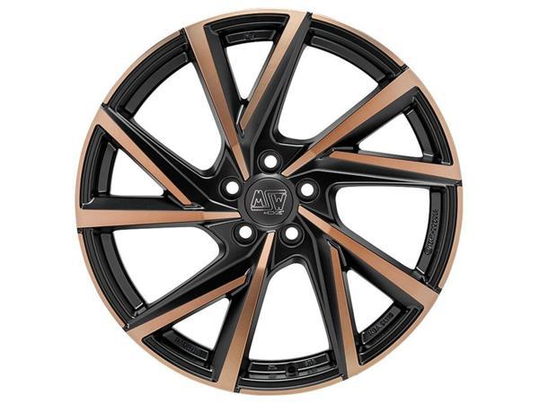 MSW 80/5 5X112 8X19 ET38 66,56 MATT BLACK FULL POL (4 ADET) - Image 1