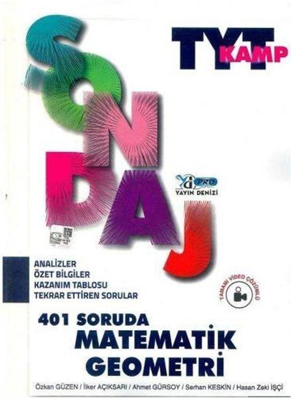 2022 TYT Matematik Geometri Pro 401 Soruda Sondaj Kamp - Yayın Denizi Yayınları - Image 1