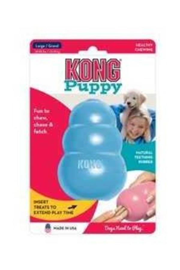 Kong Puppy Dayanıklı Ödüllü Dolgulu Yavru Köpek Oyuncağı Large - Image 1