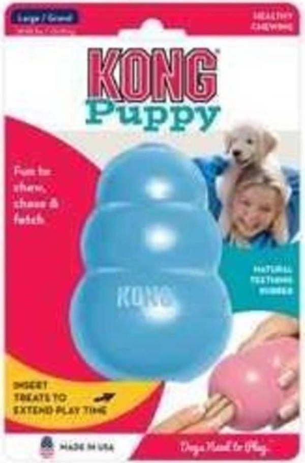 Kong Puppy Dayanıklı Ödüllü Dolgulu Yavru Köpek Oyuncağı Large - Image 1