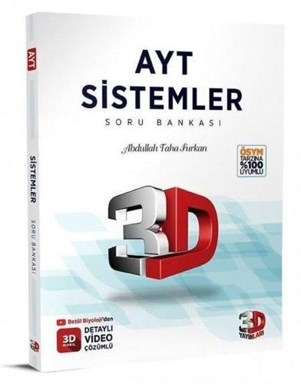 2023 AYT Sistemler Soru Bankası - 3D Yayınları - Image 1