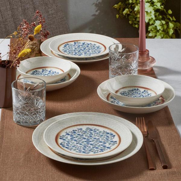 Güral Porselen Camelia 24 Parça 6 Kişilik Yemek Takımı 22153 - Image 1
