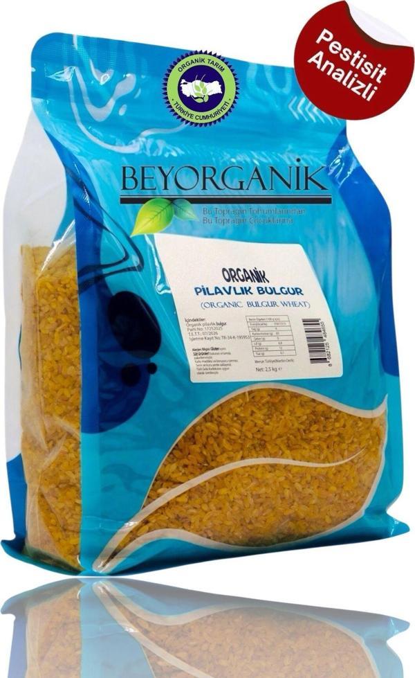 Beyorganik Organik Siyez Pilavlık Bulgur 2,5Kg (Pestisit Ve Aflatoksin Analizli) - Image 1