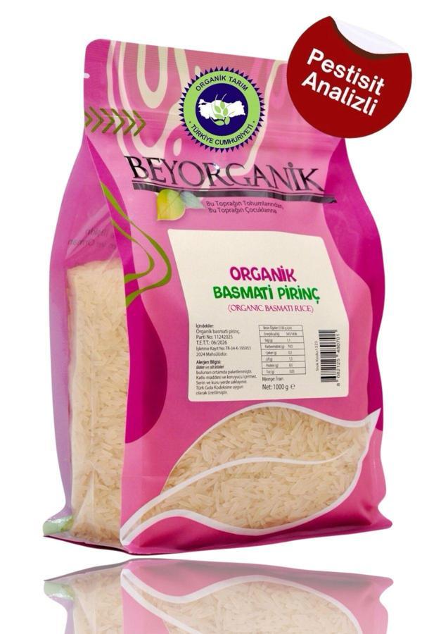 Beyorganik Organik Basmati Pirinç 1Kg (Pestisit Ve Aflatoksin Analizli) - Image 1