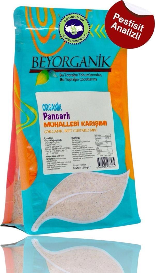 Beyorganik Organik Pancarlı Muhallebi Karışımı 160Gr - Image 1