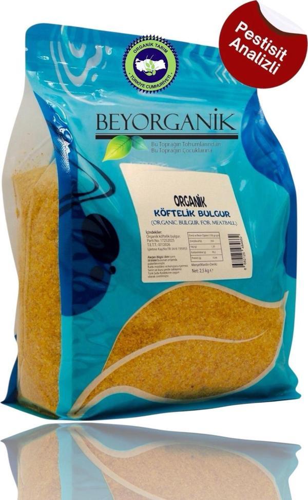 Beyorganik Organik Köftelik Bulgur 2,5Kg (Pestisit Ve Aflatoksin Analizli) - Image 1