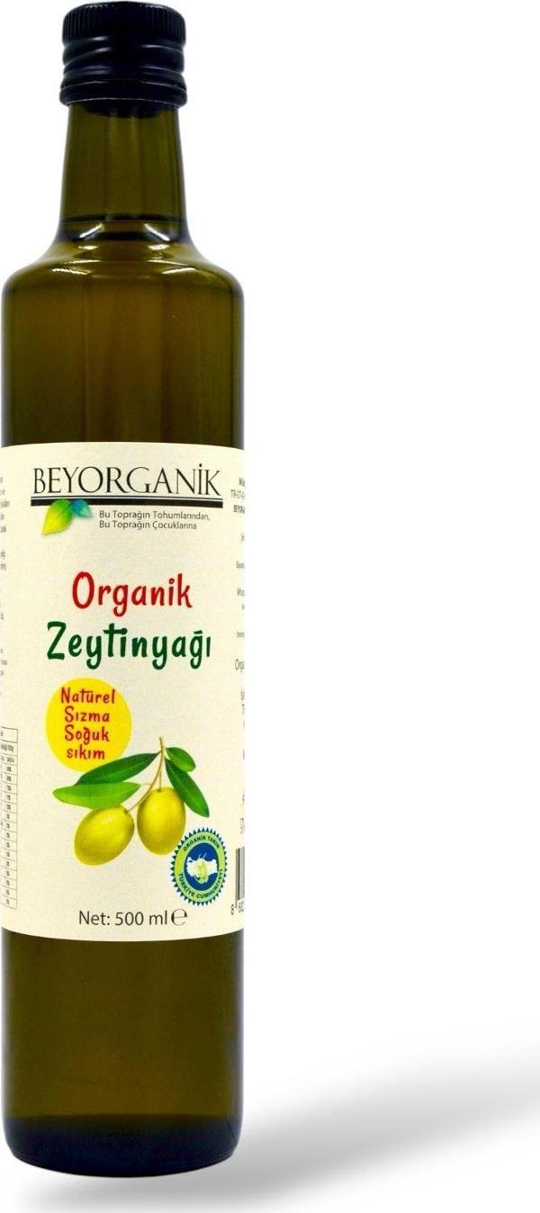 Beyorganik Organik Soğuk Sıkım Sızma Zeytinyağı 500Ml - Image 1