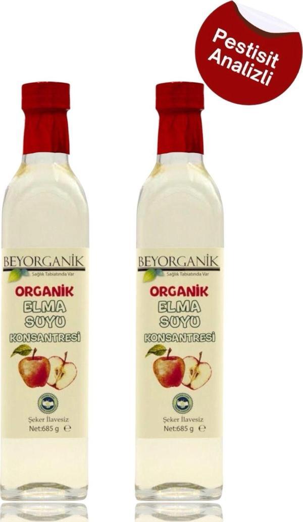Beyorganik Organik 2'Li Elma Suyu Konsantresi 685Gr (Pestisit Analizli) - Image 1
