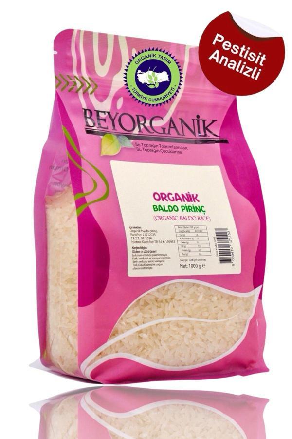 Beyorganik Organik Pirinç Baldo 1Kg (Pestisit Ve Aflatoksin Analizli) - Image 1