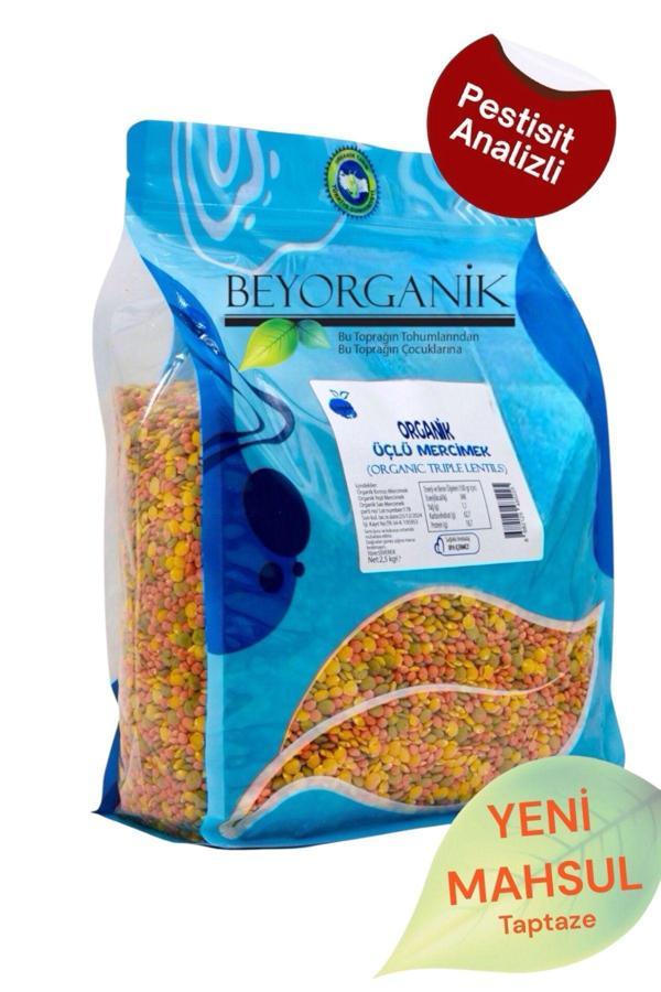 Beyorganik Organik Üçlü Tahıl Karışımı 2,5Kg (Pestisit Ve Aflatoksin Analizli) - Image 1