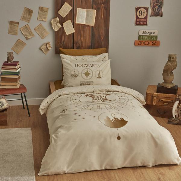 Karaca Home Harry Potter Charm %100 Pamuk Tek Kişilik Nevresim Takımı - Image 1