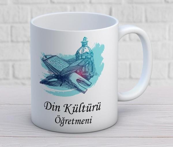 Din Kültürü Öğretmenlerine Özel Öğretmenler Günü Hediyelik Baskılı Kupa - Image 1