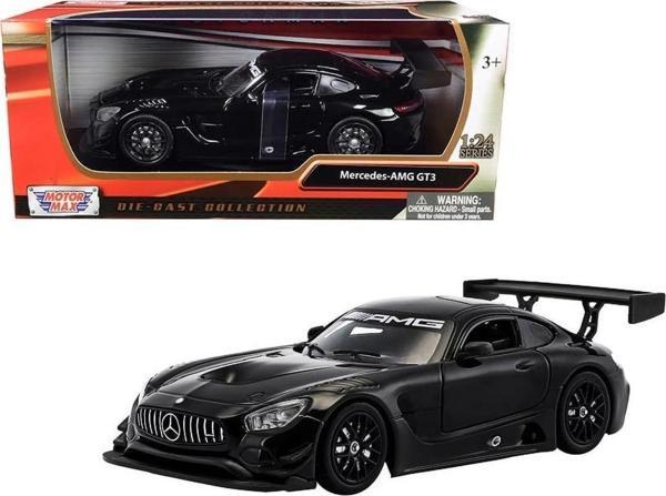 Mercedes Amg Gt3 1/24 Siyah Model Araba - Image 1
