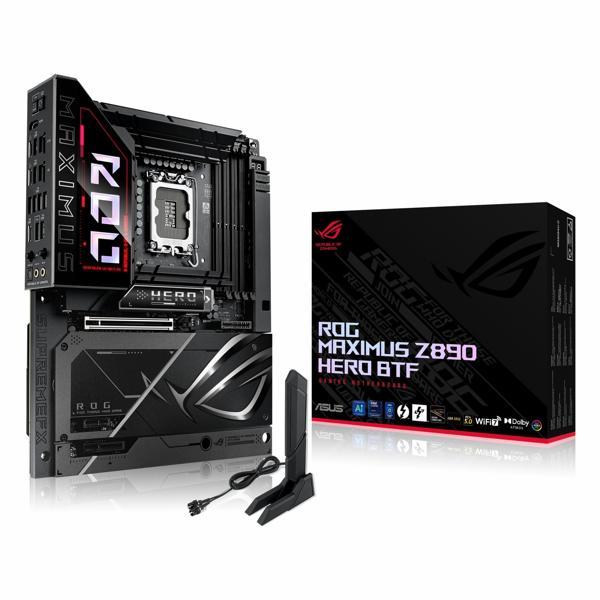 Asus ROG Maximus Z890 Hero BTF DDR5 (9200MHz)OC M.2 HDMI/USB-C PCIe 5.0 1851P ATX Anakart - Image 1