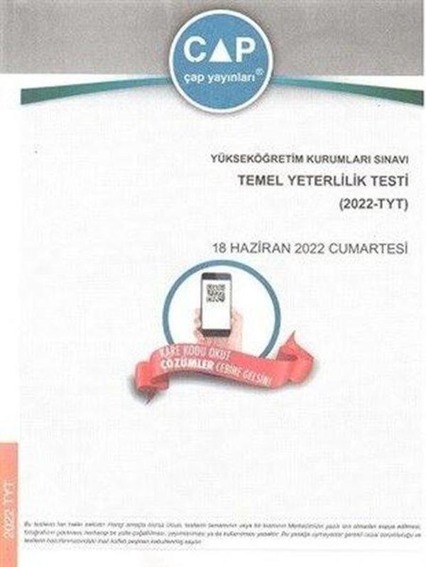 2022 TYT Tıpkı Basım - Çap Yayınları - Image 1