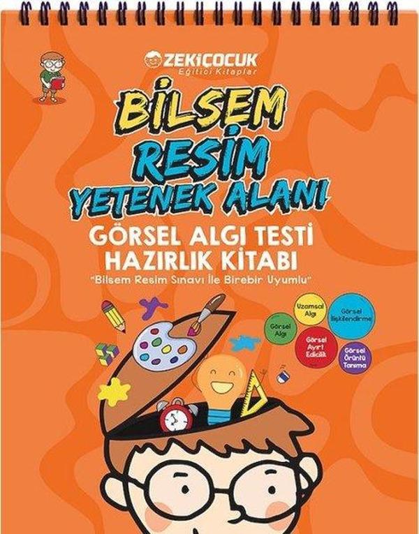 Bilsem Resim Yetenek Alanı Görsel Algı Testi Hazırlık Kitabı - Zeki Çocuk Yayınları - Image 1