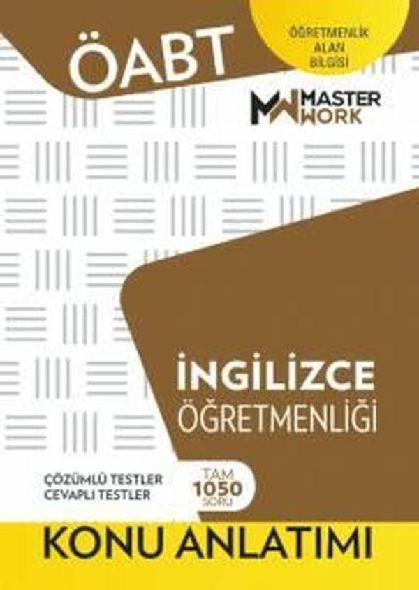 ÖABT İngilizce Öğretmenliği - Konu Anlatımı - Masterwork - Image 1