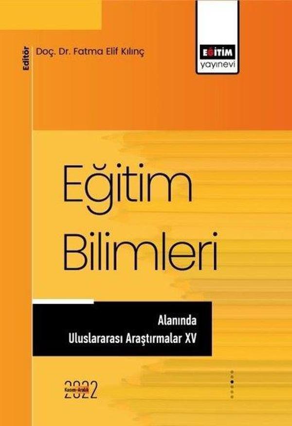 Eğitim Bilimleri Alanında Uluslararası Araştırmalar - 15 - Eğitim Yayınevi - Image 1