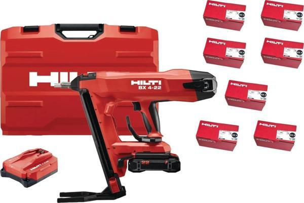 Hilti BX 4-22 AKÜLÜ ÇİVİ ÇAKMA TABANCA SETİ (7.000 Adet Çivi Dahil) - Image 1