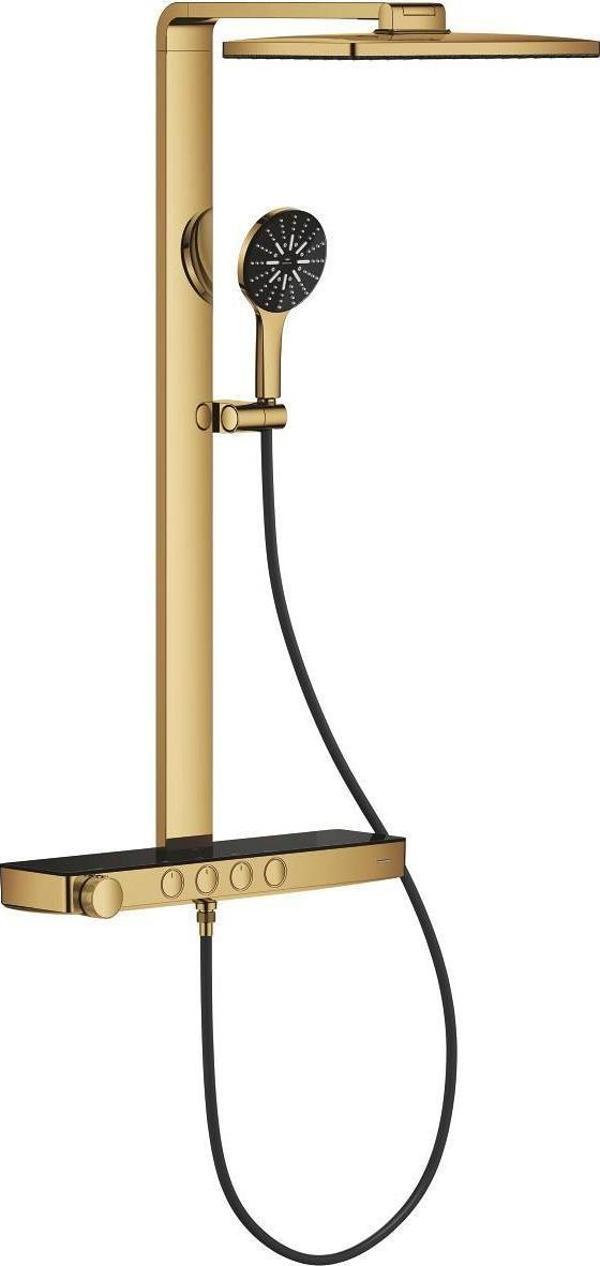 Grohe Rainshower Aqua Pure Duvara Monte Termostatlı Duş Sistemi - 100961GL00 - Image 1