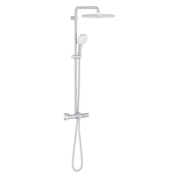 Grohe Tempesta System 250 Cube Duvara Monte Termostatik Bataryalı Duş Sistemi - 26975001 - Image 1