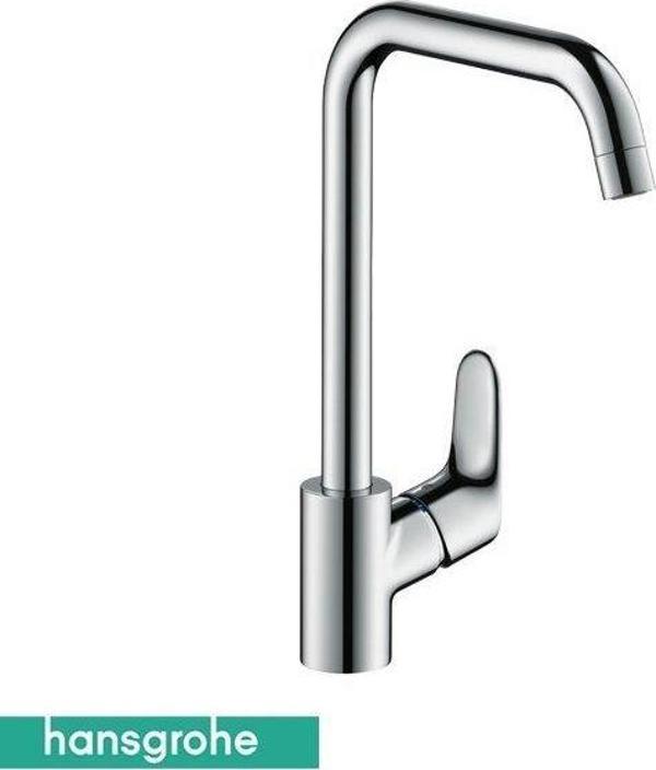 Hansgrohe Focus Tek Kollu Evye Bataryası Krom 31820000 - Image 1