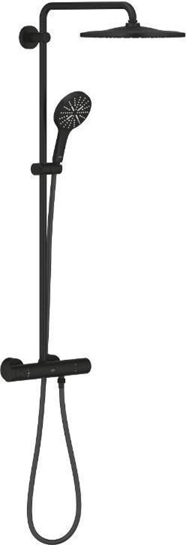 Grohe Rainshower Smartactive 310 Duvara Monte Termostatik Bataryalı Duş Sistemi - 22119KF0 - Image 1