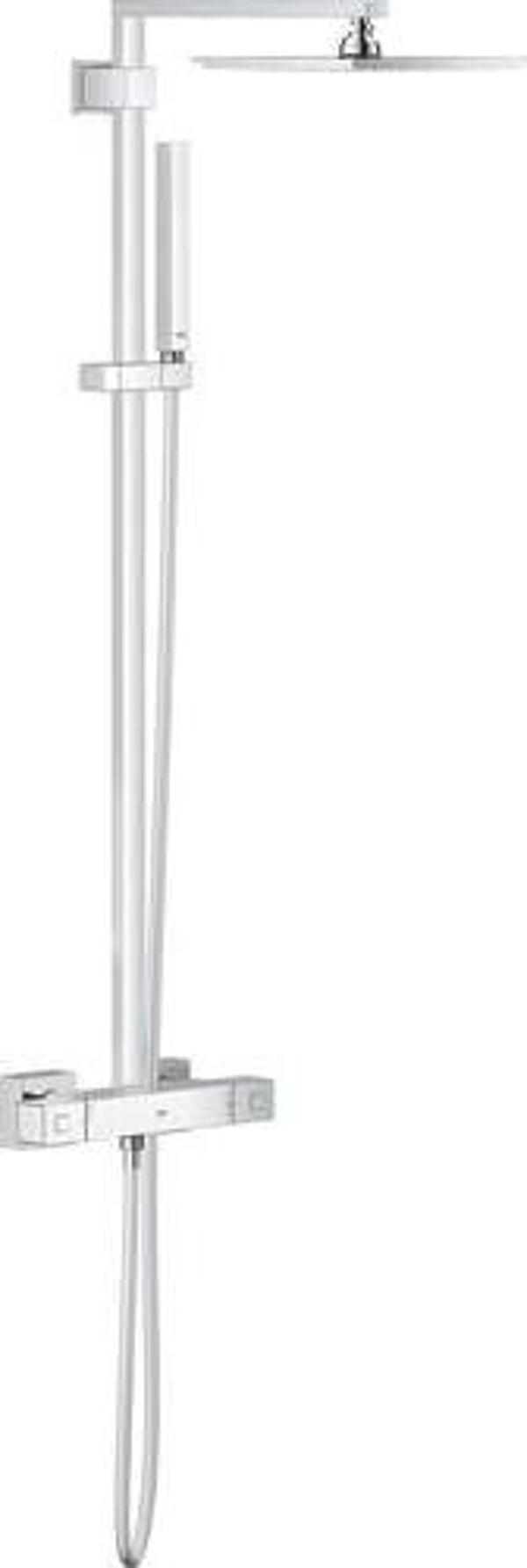 Grohe Euphoria Cube System 230 Duvara Monte Termostatik Bataryalı Duş Sistemi (26087000) - Image 1