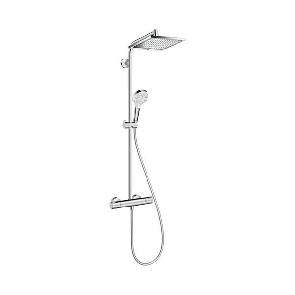 Hansgrohe Crometta E Duş Kolonu 240 1 Jet, Ecosmart, Termostat ile 27281000 - Image 1