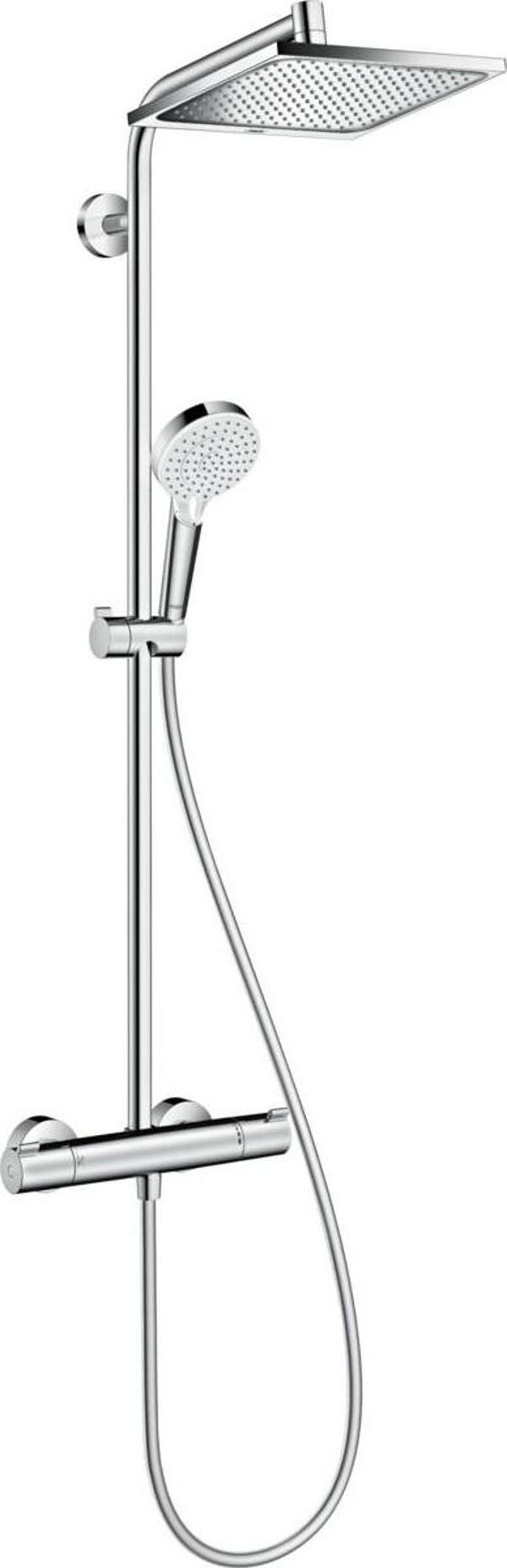 Hansgrohe Crometta E Duş Kolonu 240 1 Jet, Ecosmart, Termostat ile 27281000 - Image 1
