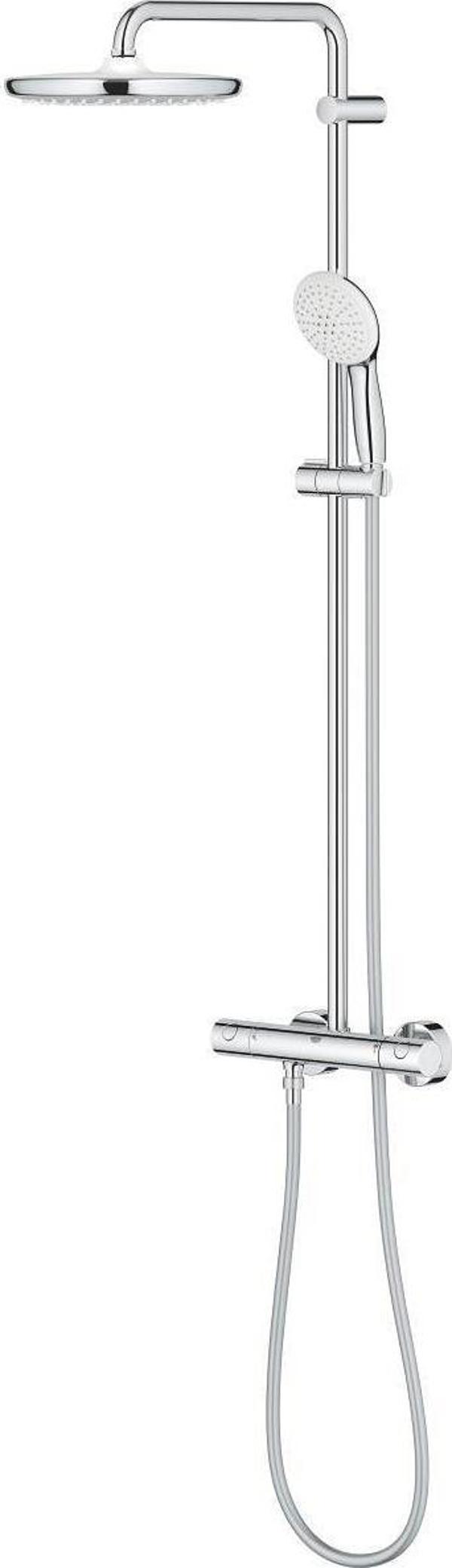 Grohe Tempesta System 250 Duvara Monte Termostatik Bataryalı Duş Sistemi - 26670001 - Image 1