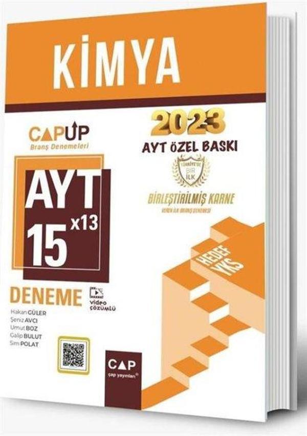 AYT Kimya 15x13 Up Deneme - 2023 Özel Baskı - Çap Yayınları - Image 1