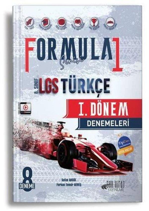 8.Sınıf LGS 1.Dönem Türkçe Formula 8 Deneme - 2023 Özel Baskı - Son Viraj Yayınları - Image 1