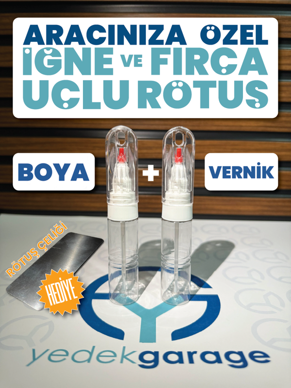 Toyota Avensis Verso 1C0 + Vernik | Gümüş Gri |Rötuş Boyası İğne Ve Fırça Uçlu 25ML. - Image 1