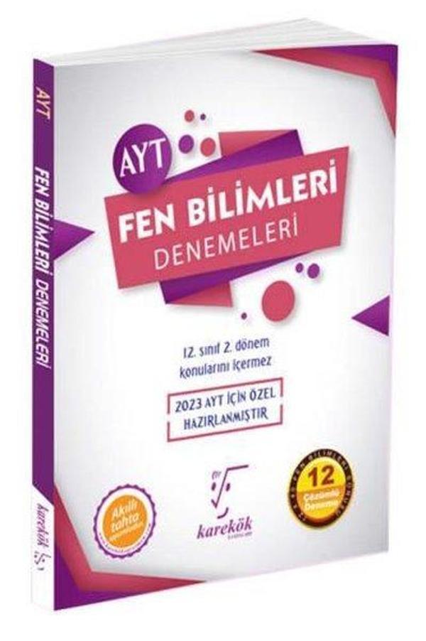 2023 AYT Fen Bilimleri Özel 12'li Deneme - Karekök Eğitim Yayınları - Image 1