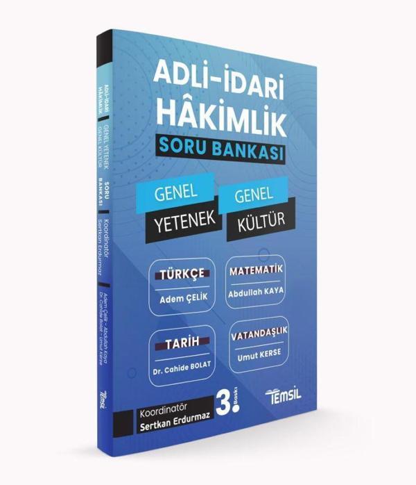 Adli-İdari Hakimlik Sınavlarına Özel Genel Yetenek Genel Kültür Soru Bankası - Temsil Kitap - Image 1