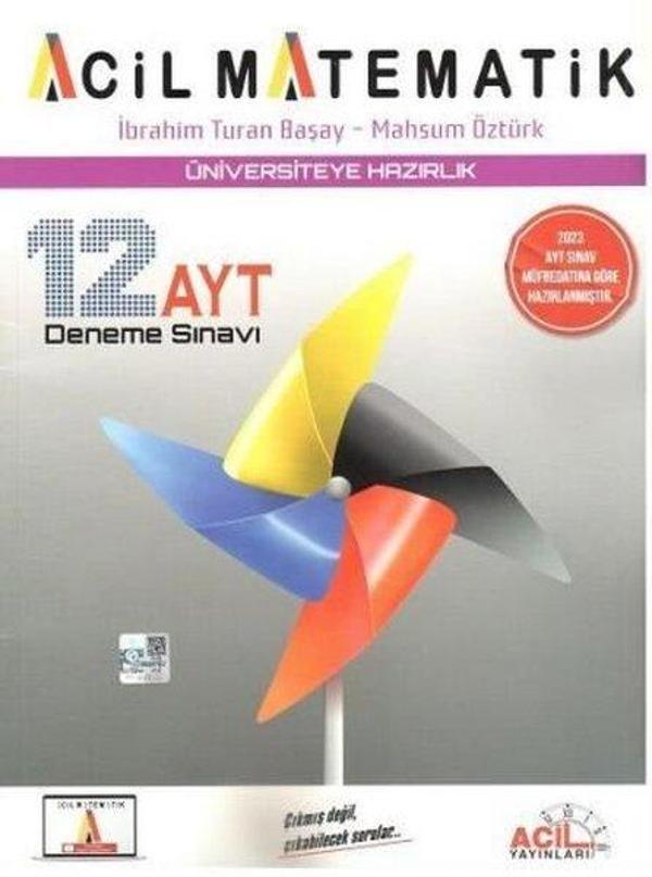 AYT Matematiğin İlacı 12 Deneme - 2023 Özel Baskı - Acil Yayınları - Image 1